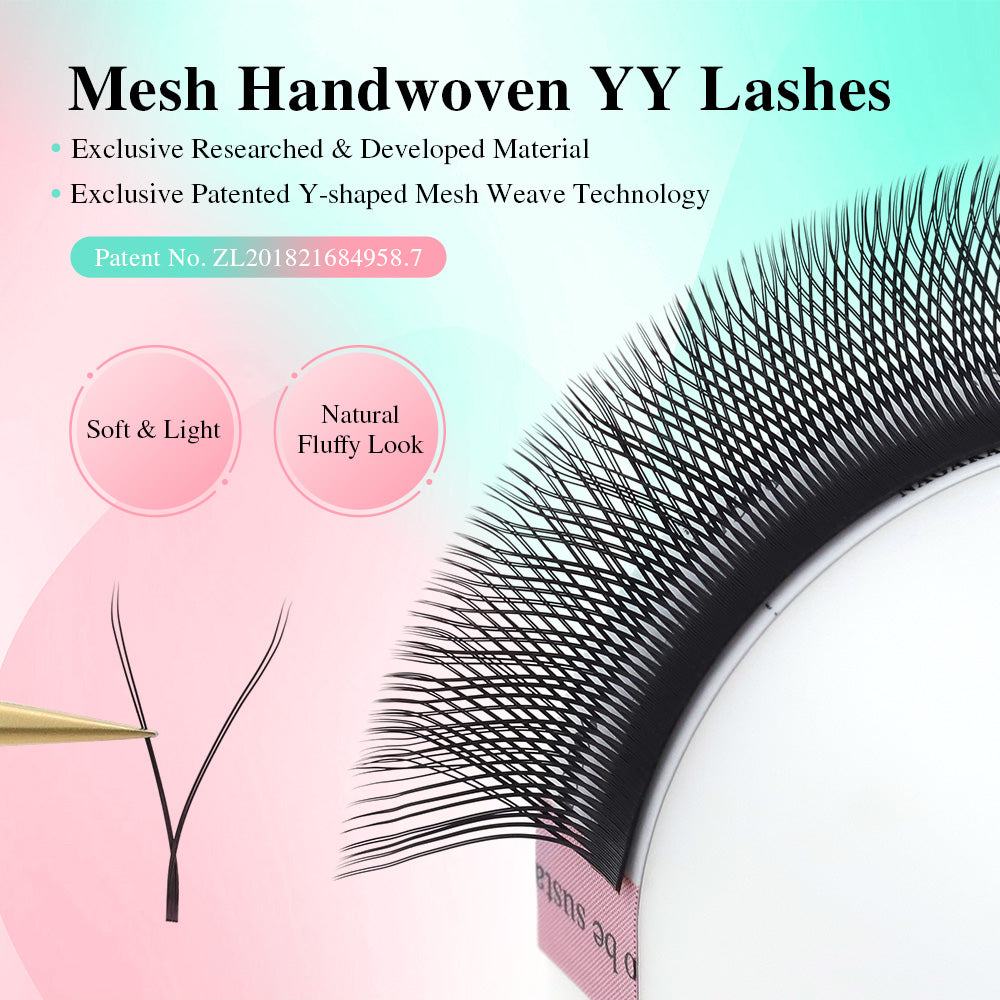 NAGARAKU YY Shape Hand Woven  Eyelashes Extension (10PCS)
