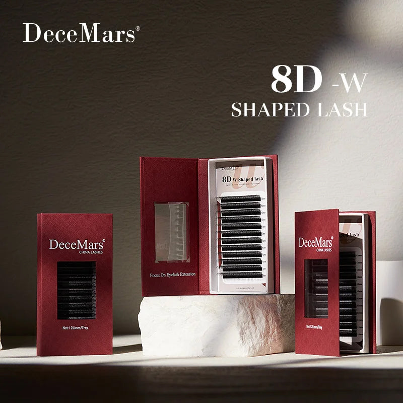 DeceMars Duplo 4D W-Shaped Eyelashes Extension