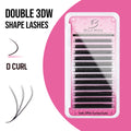 Bella Moça - Cílios Double 3DW Volume Egípcio Duplo 12 Linhas 0.07mm