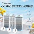 Bella Moça - Cílios Efeito Manhua Comic Style 12 Linhas 0.07mm (Wings / Spire)