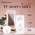Bella Moça - Cílios YY Marrom Volume Brasileiro 12 Linhas 0.07mm