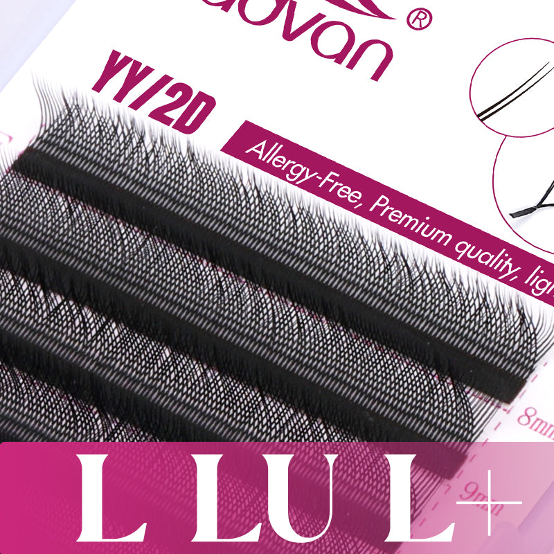 FADVAN L/L+/M Curl YY Shape Eyelashes Extension (10PCS)
