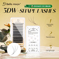 Bella Moça - Cílios 3DW Volume Egípcio 0.07mm