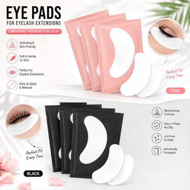 Bella Moça - Protetor de Pálpebras Patch de Gel para Cílios 50 Pares