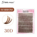 Bella Moça - Cílios Tufinho Marrom 14 Linhas Castanho