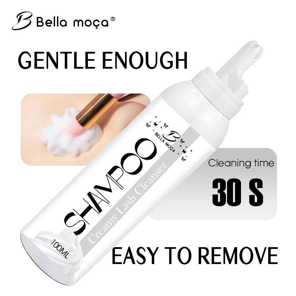Bella Moça - Mousse Limpador de Cílios e Extensão (Lash Shampoo)