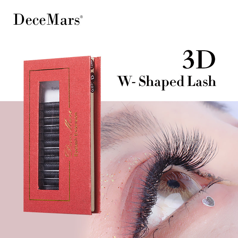 DeceMars 3D W-Shaped Eyelashes Extensions
