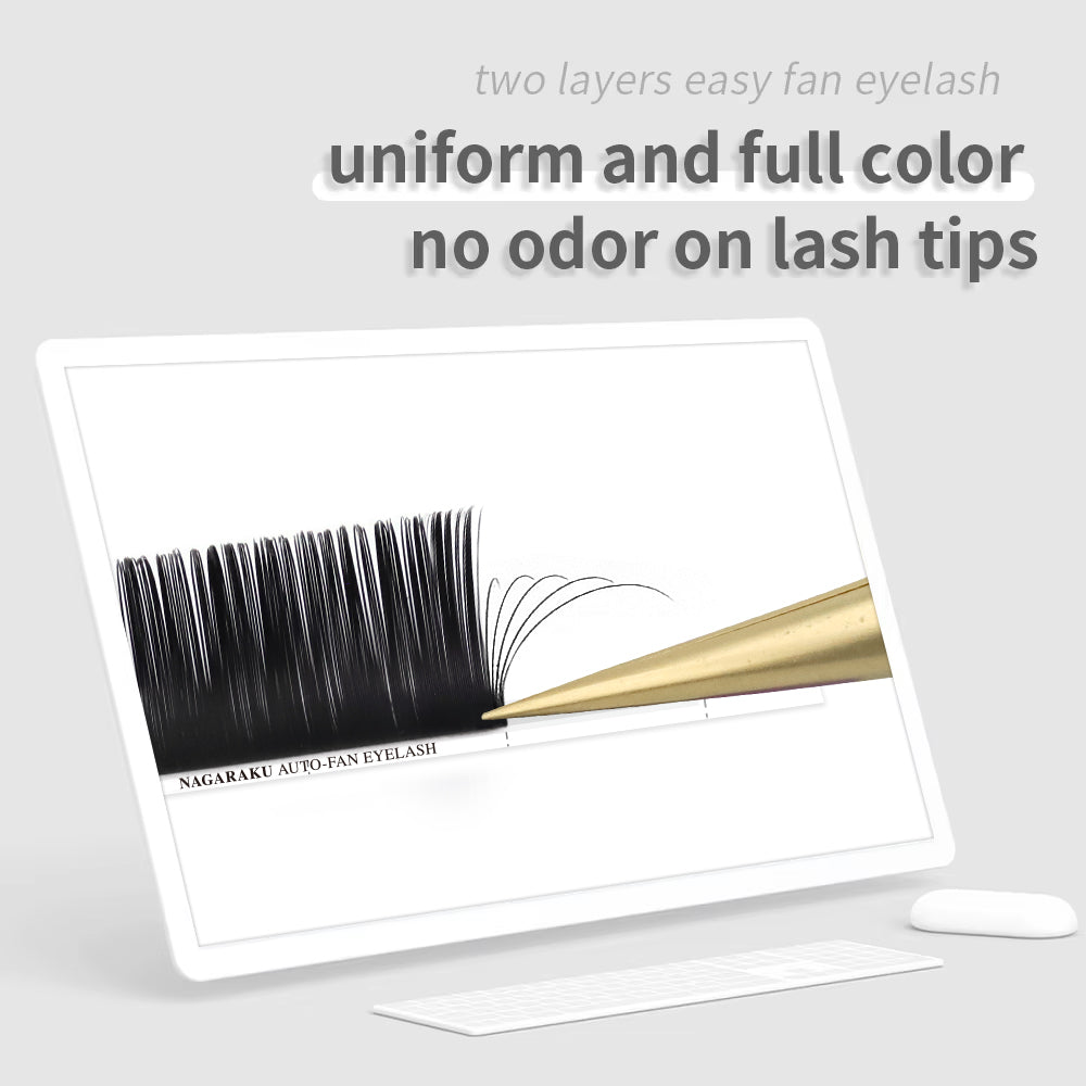 NAGARAKU Fast Shipping Easy Fan Auto Eyelash Extension Supplies