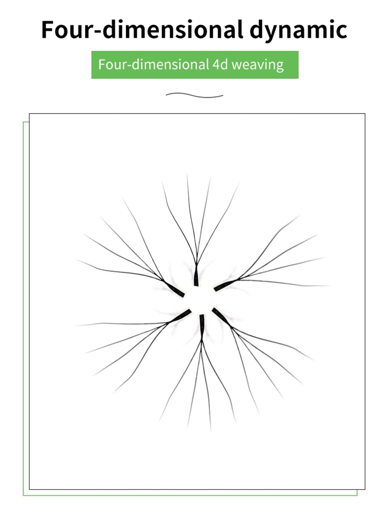 Maria Sasha 4DW-Shape Eyelash Extensions – Naturally Soft Colored Black Lashes