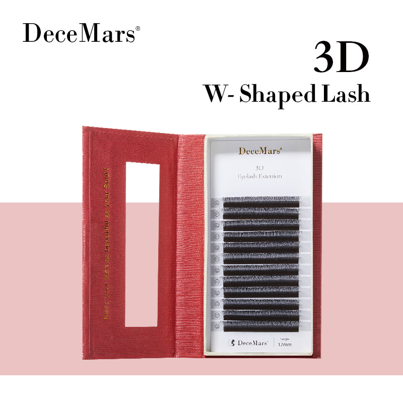 DeceMars 3D W-Shaped Eyelashes Extensions