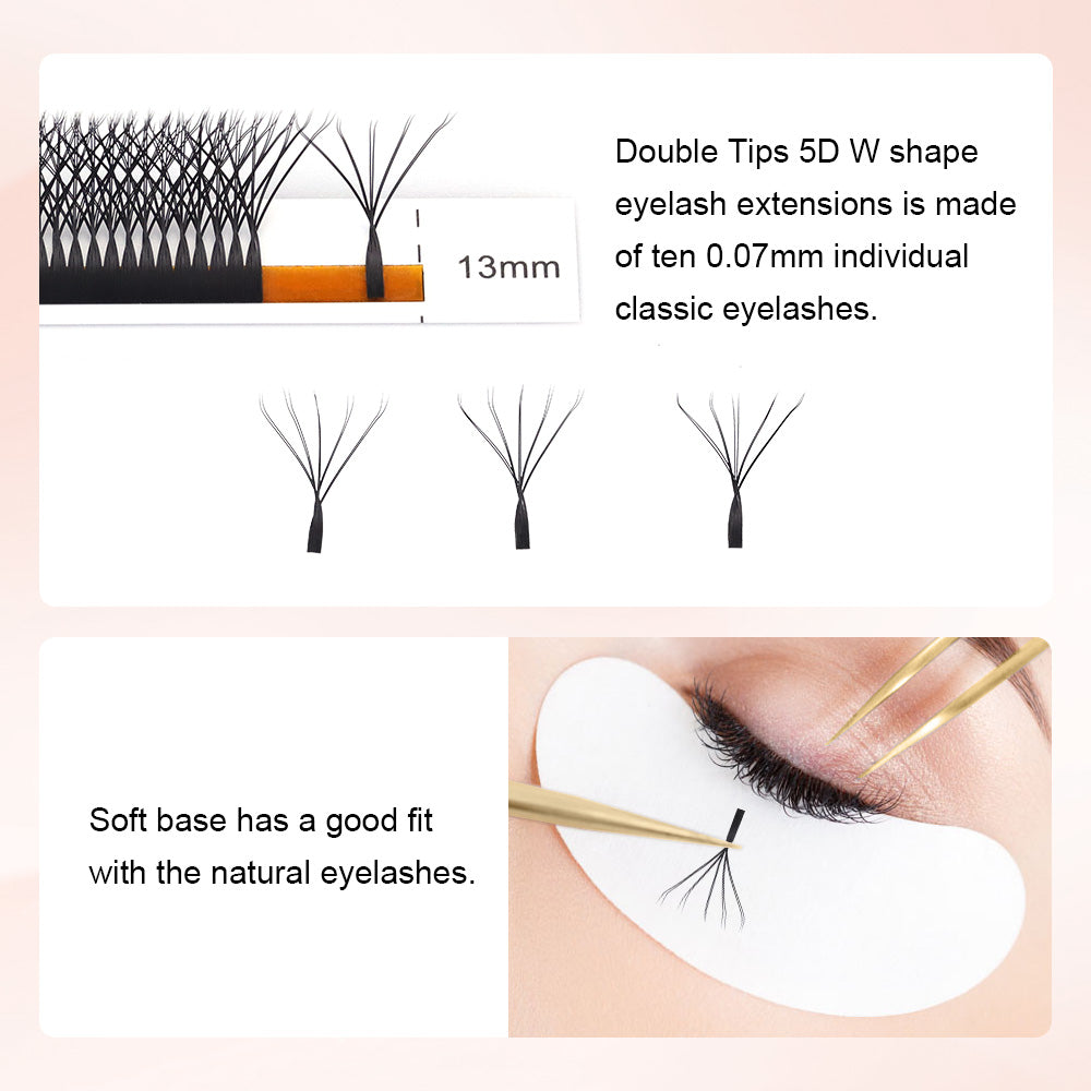 NAGARAKU Duplo 5DW Shape Hand Woven  Eyelashes Extension