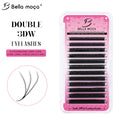 Bella Moça - Cílios Double 3DW Volume Egípcio Duplo 0.07mm